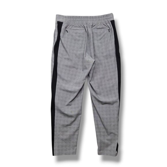 Athleta‎ Brooklyn Mid Rise Ankle Pant Womens 8 Gray Plaid Travel UPF 50 - Picture 4 of 10